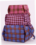 3D Zip Pouch Set - Check Mix