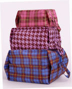 3D Zip Pouch Set - Check Mix