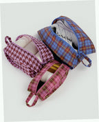 3D Zip Pouch Set - Check Mix