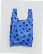 Baby Baggu Reusable Nylon Pouch Bag - Blue Polka Dot