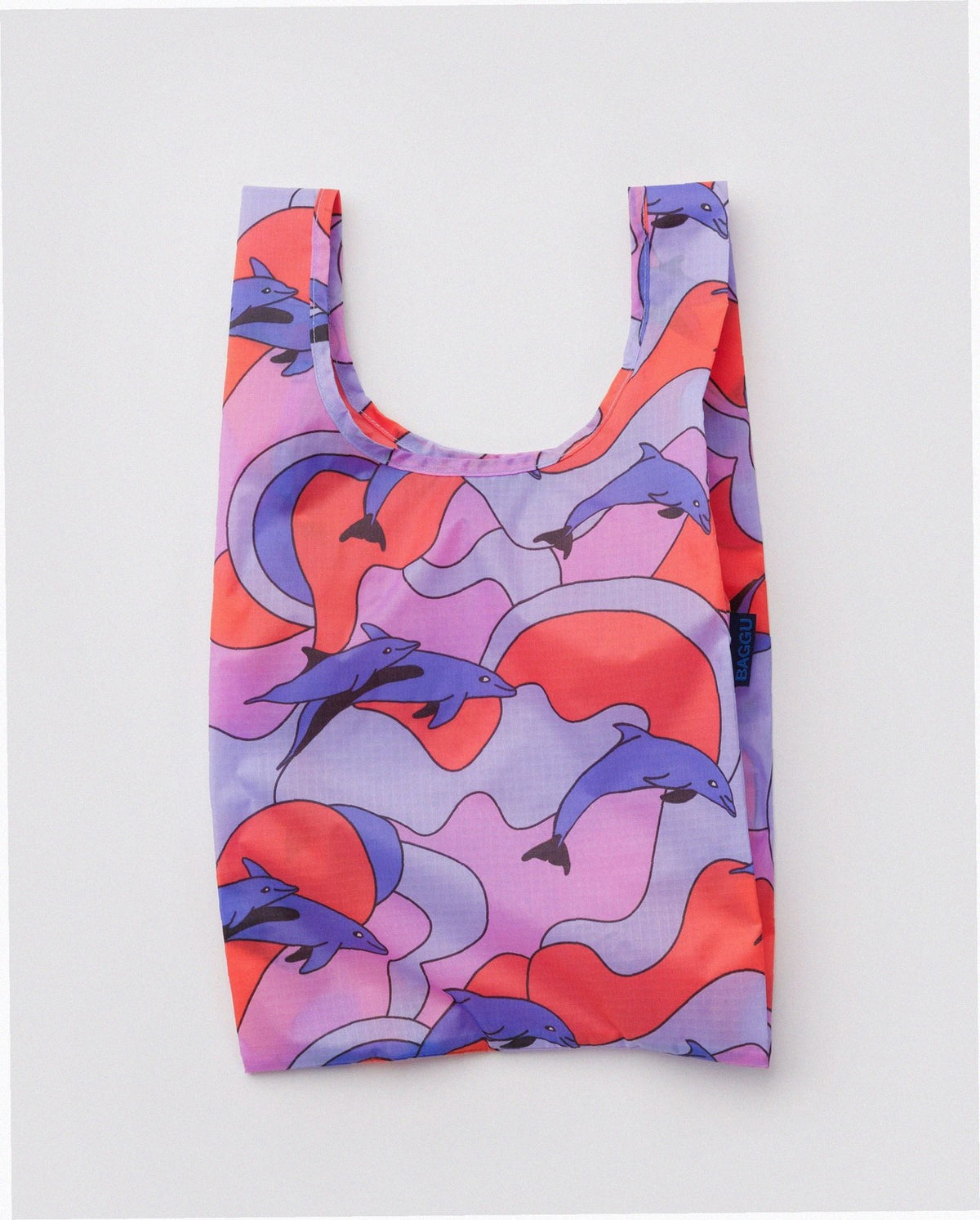 Baby Baggu Reusable Nylon Pouch Bag - Dolphins