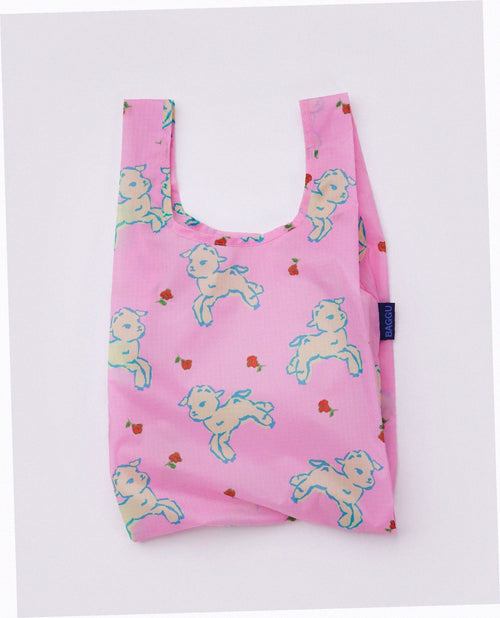 Baby Baggu Reusable Nylon Pouch Bag - Lambs