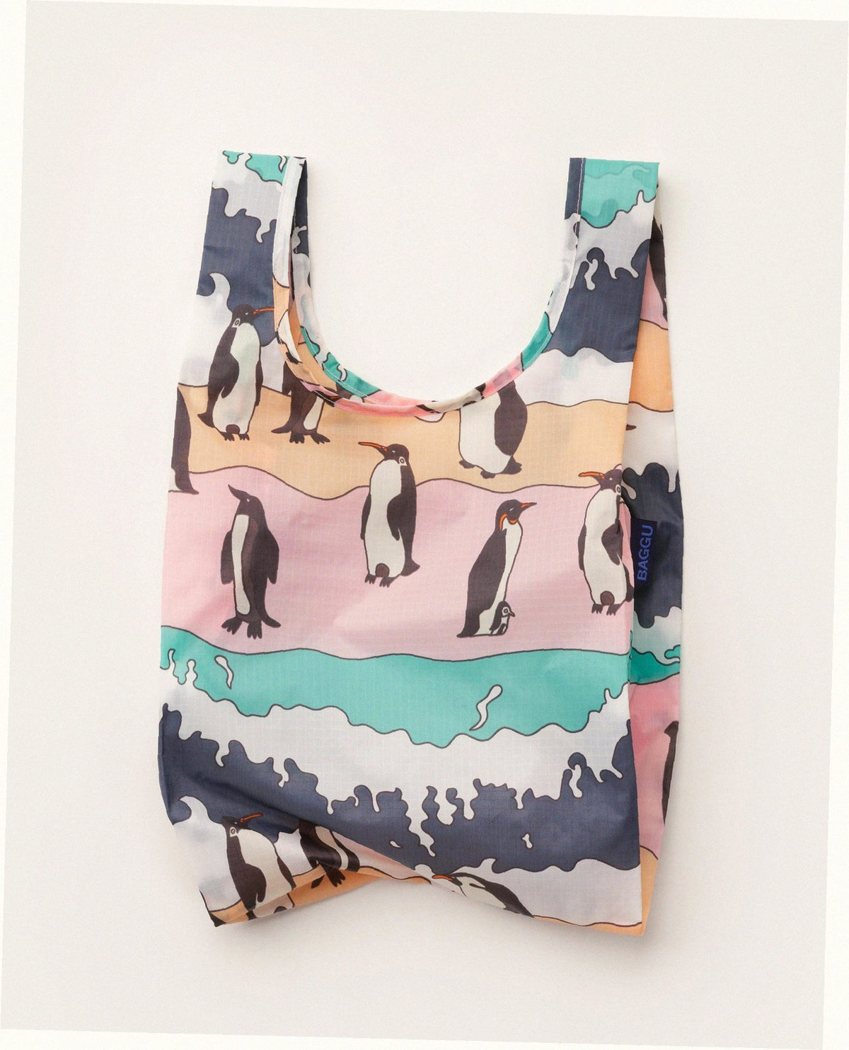 Baby Baggu Reusable Nylon Pouch Bag - Penguin