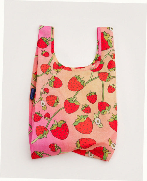 Baby Baggu Reusable Nylon Pouch Bag - Strawberry Blossom