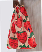 Baby Baggu Reusable Nylon Pouch Bag - Strawberry