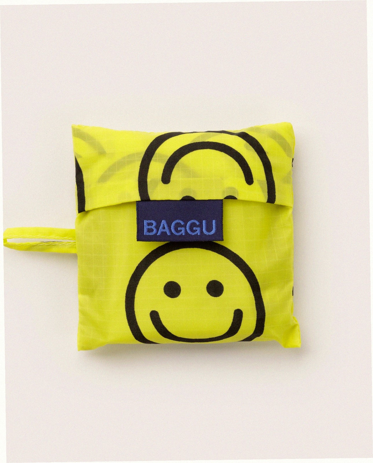 Baby Baggu Reusable Nylon Pouch Bag - Yellow Happy
