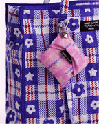 Baby Bow Baggu - Market Plaid Pink