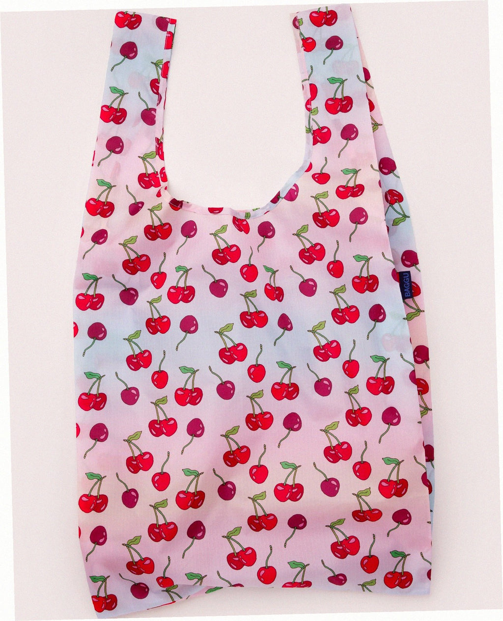Big Baggu Reusable Nylon Shopping Bag - Cherries