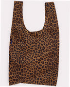 Big Baggu Reusable Nylon Shopping Bag - Leopard