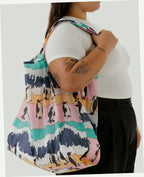 Big Baggu Reusable Nylon Shopping Bag - Penguin
