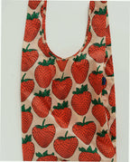 Big Baggu Reusable Nylon Shopping Bag - Strawberry