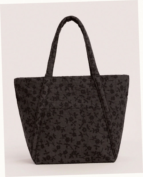 Cloud Bag - Charcoal Ditsy Floral