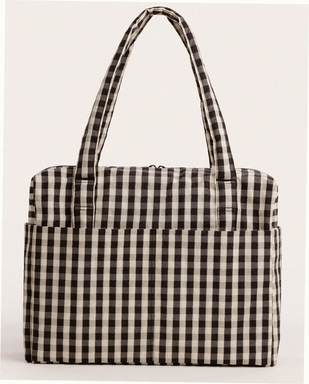 Cloud Carry-On Luggage - Black And Cream Gingham