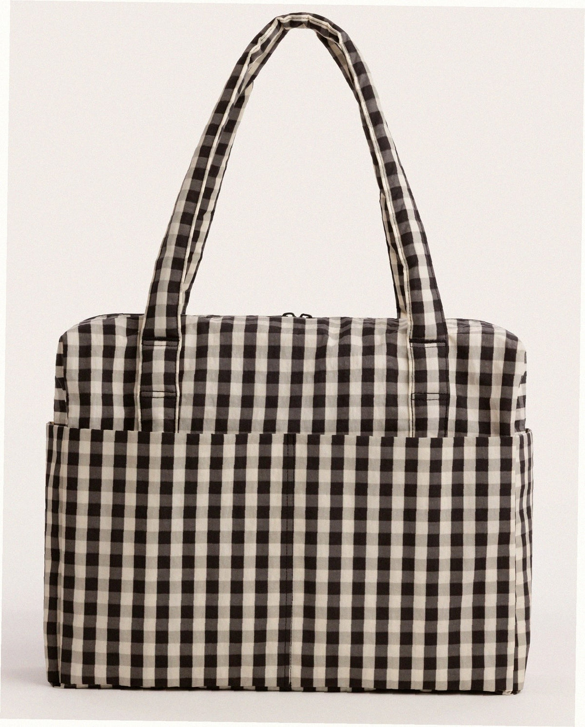 Cloud Carry-On Luggage - Black And Cream Gingham