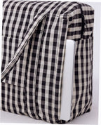 Cloud Carry-On Luggage - Black And Cream Gingham