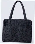 Cloud Carry-On Luggage - Charcoal Ditsy Floral