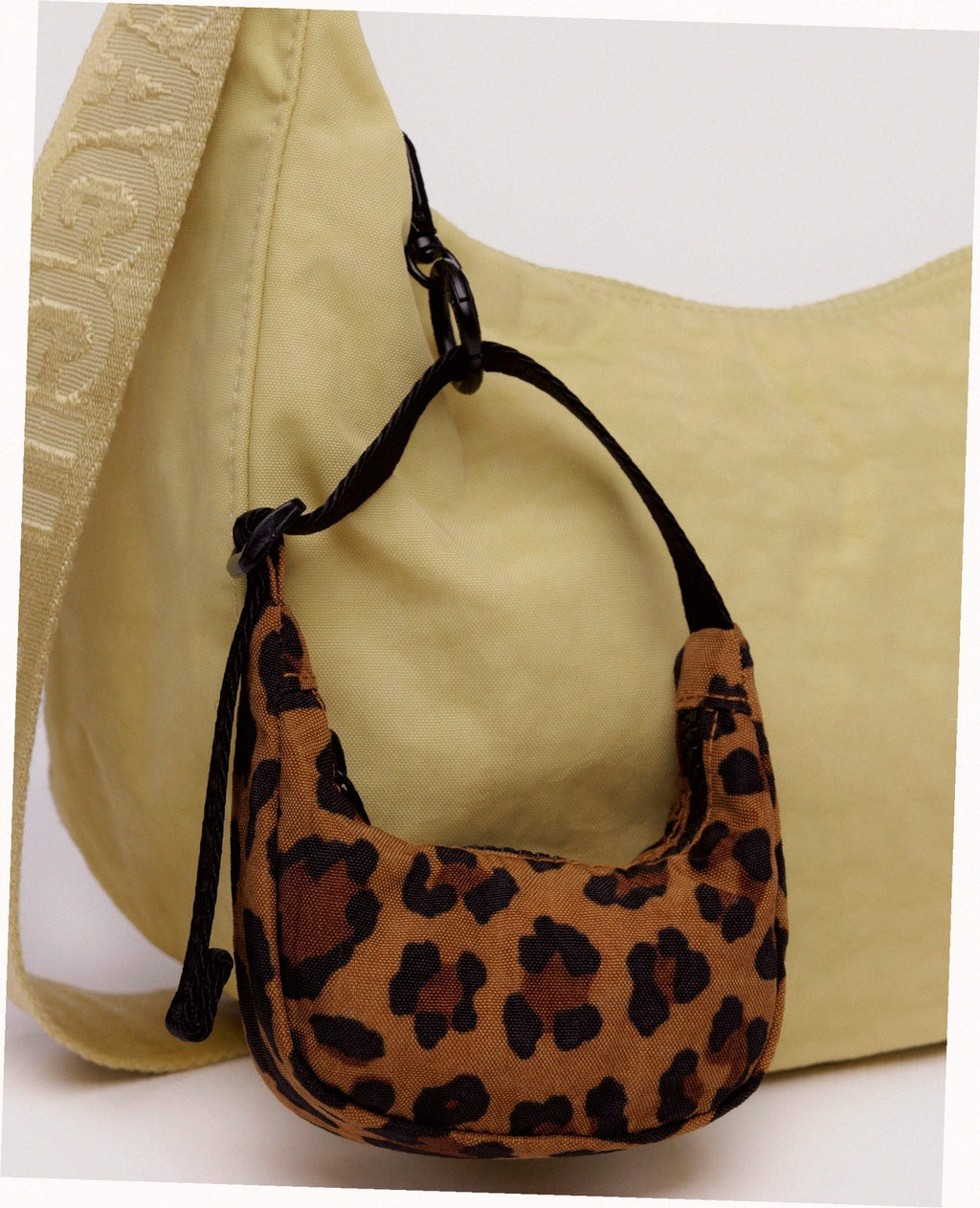 Crescent Bag Charm - Leopard