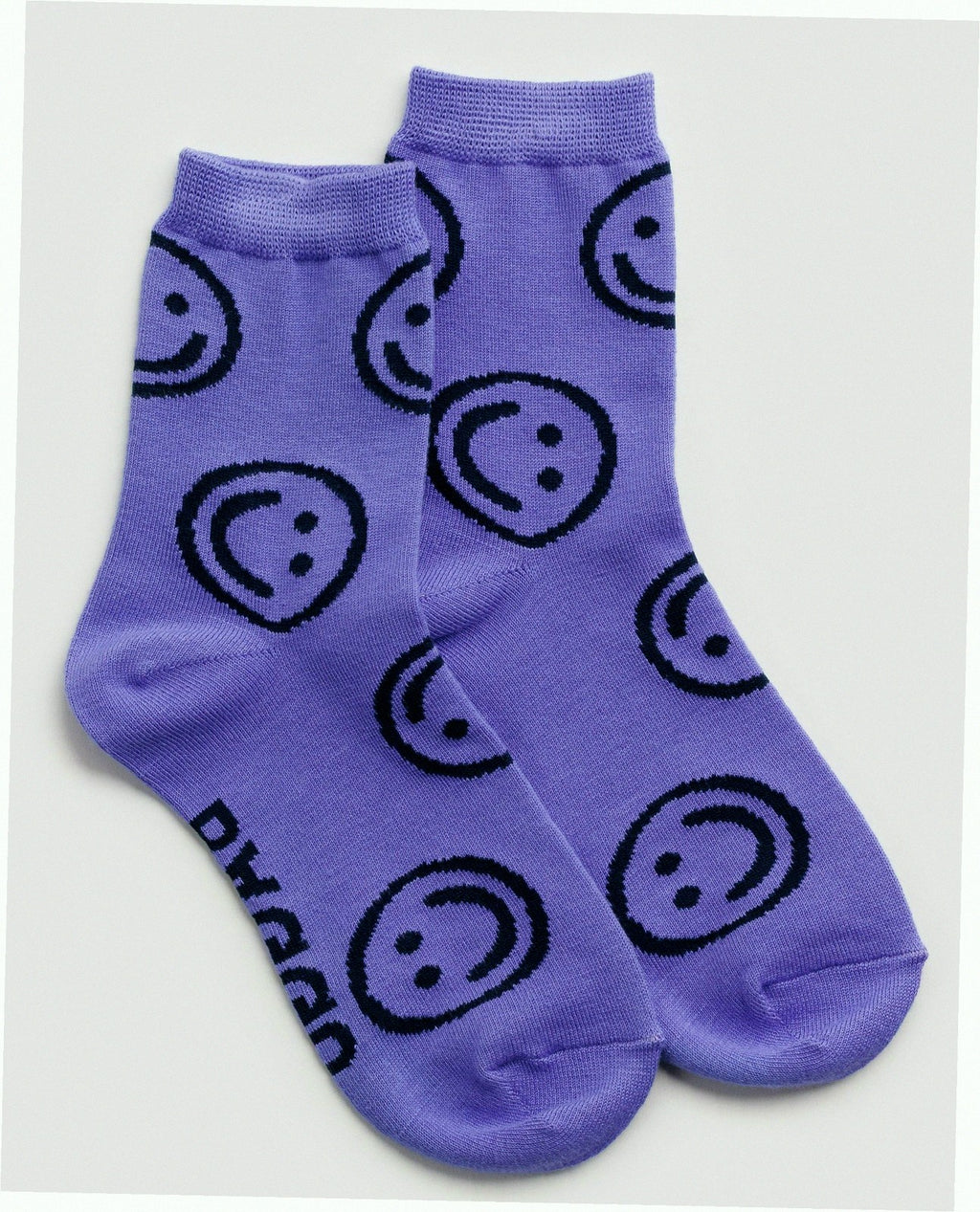 Crew Sock - Lavender Happy