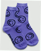 Crew Sock - Lavender Happy