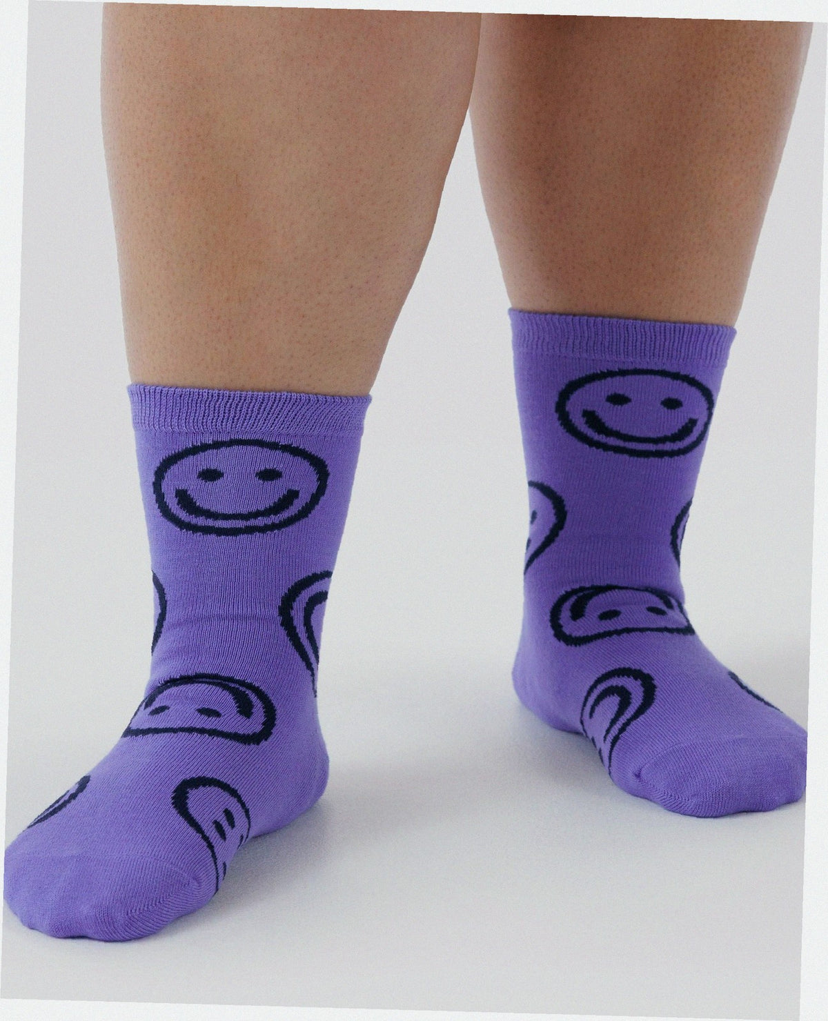 Crew Sock - Lavender Happy