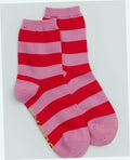 Crew Sock - Pink Stripe