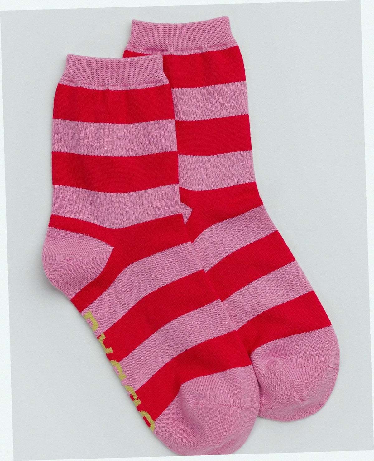 Crew Sock - Pink Stripe