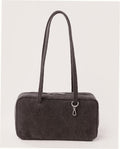 Denim Bowler Bag - Washed Black Denim