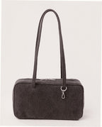 Denim Bowler Bag - Washed Black Denim