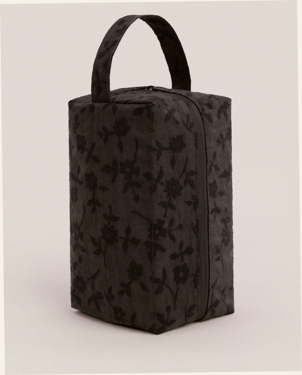 Travel Dopp Kit - Charcoal Ditsy Floral