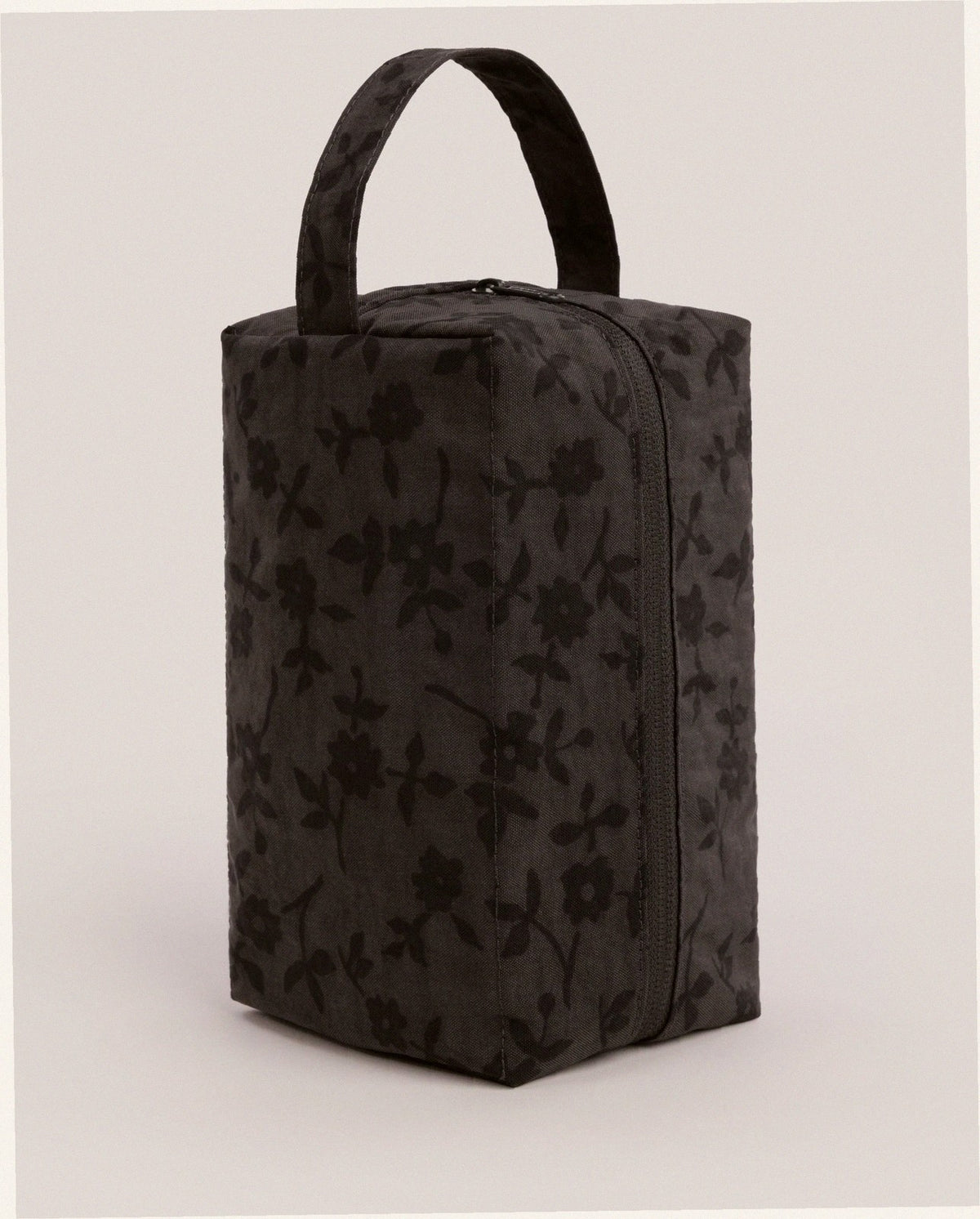 Travel Dopp Kit - Charcoal Ditsy Floral