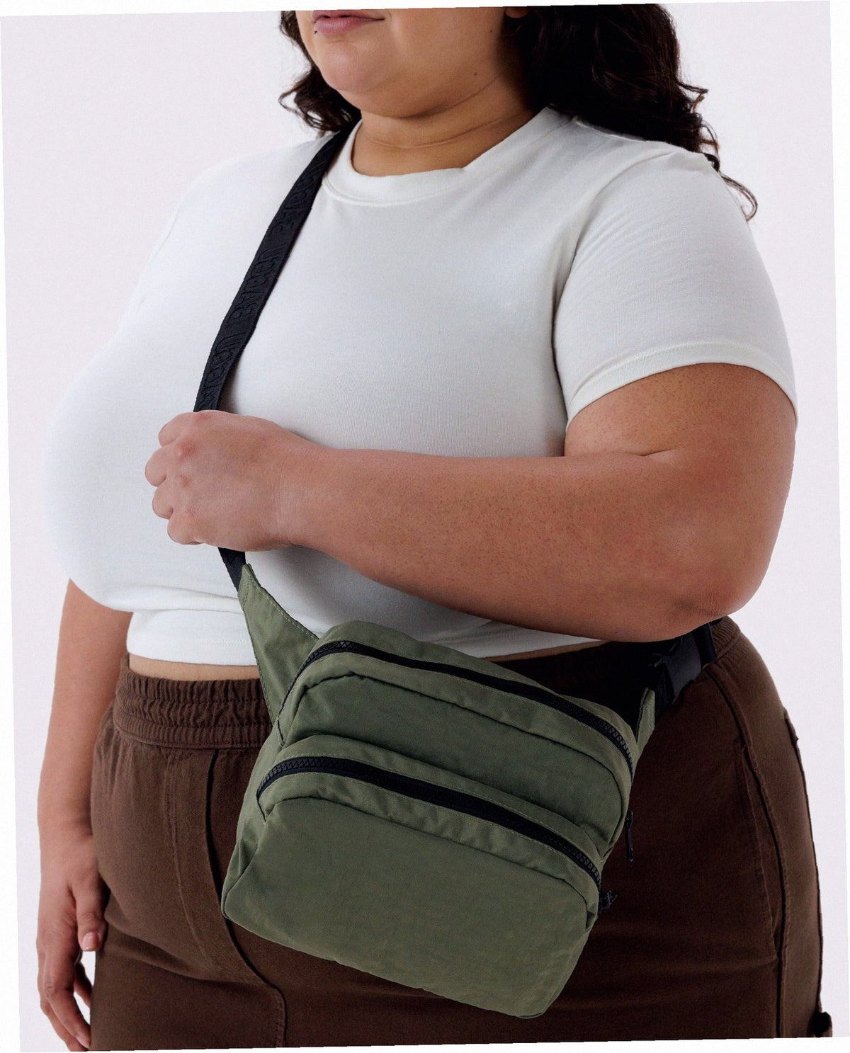 Nylon Fanny Pack Belt Bag - Caper
