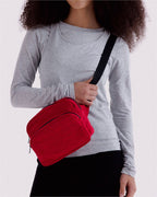 Nylon Fanny Pack Belt Bag - Cherry
