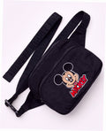 Nylon Fanny Pack Belt Bag - Embroidered Mickey Mouse Club