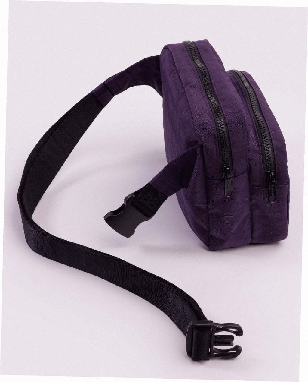 Nylon Fanny Pack Belt Bag - Fig