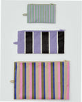 Flat Pouch Set - Candy Shop Stripes