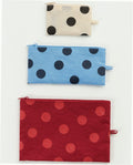 Flat Pouch Set - Polka Dot Mix