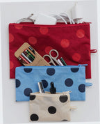 Flat Pouch Set - Polka Dot Mix