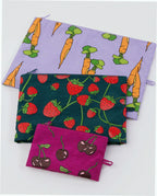 Go Pouch Set Travel Pouches - Carrots & Berries