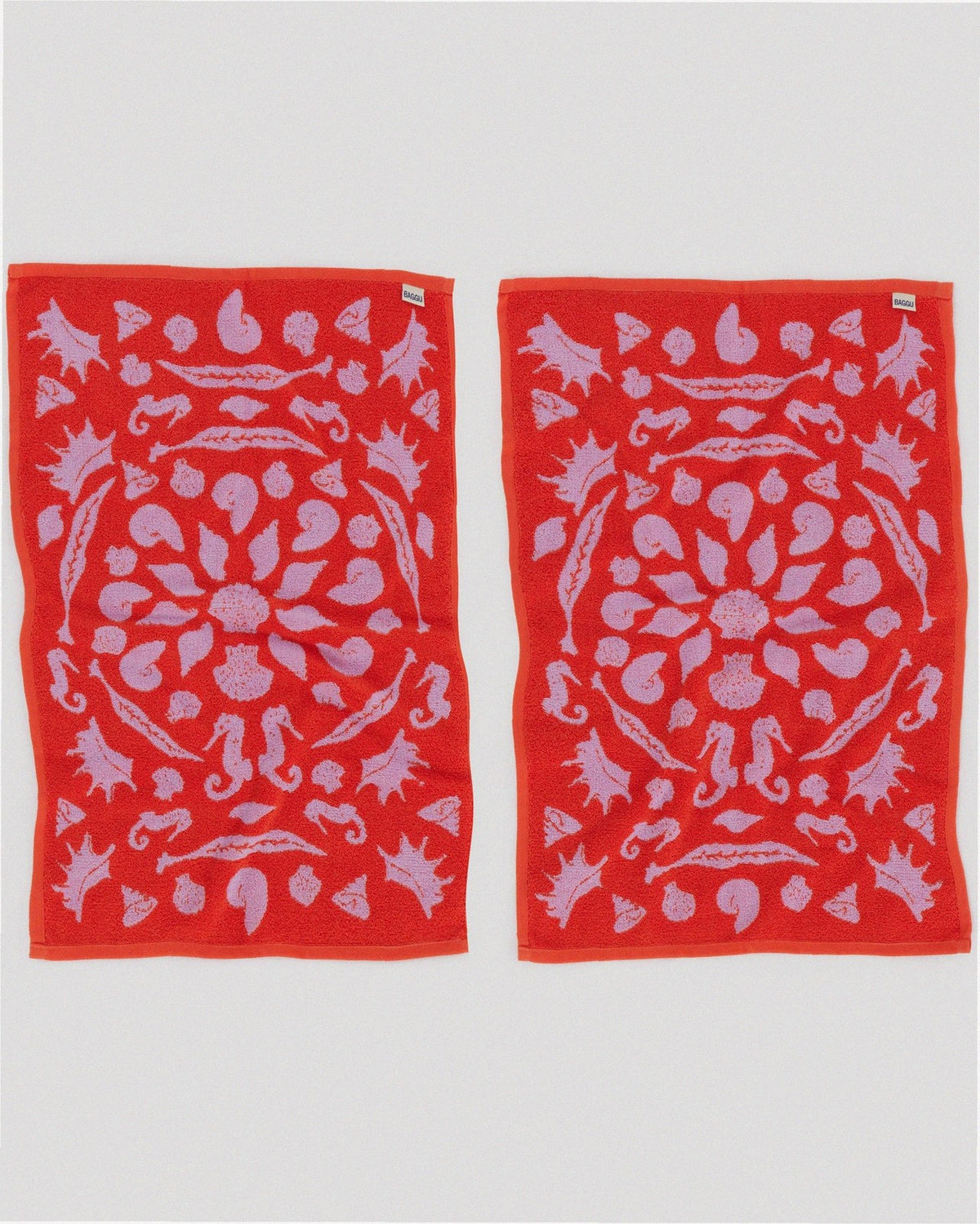 Hand Towel Set of 2 - Sea Shells