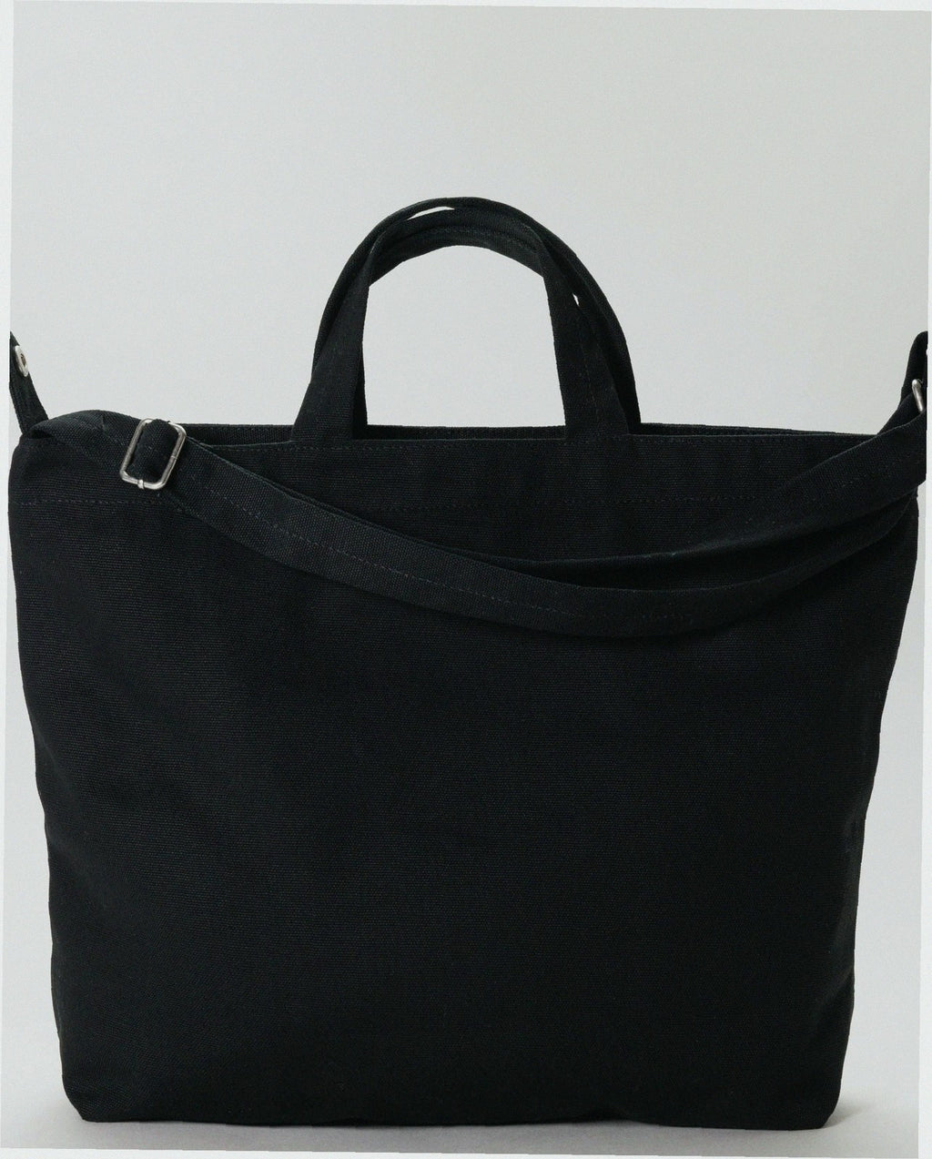 Horizontal Zip Duck Bag - Black