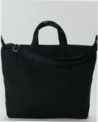 Horizontal Zip Duck Bag - Black