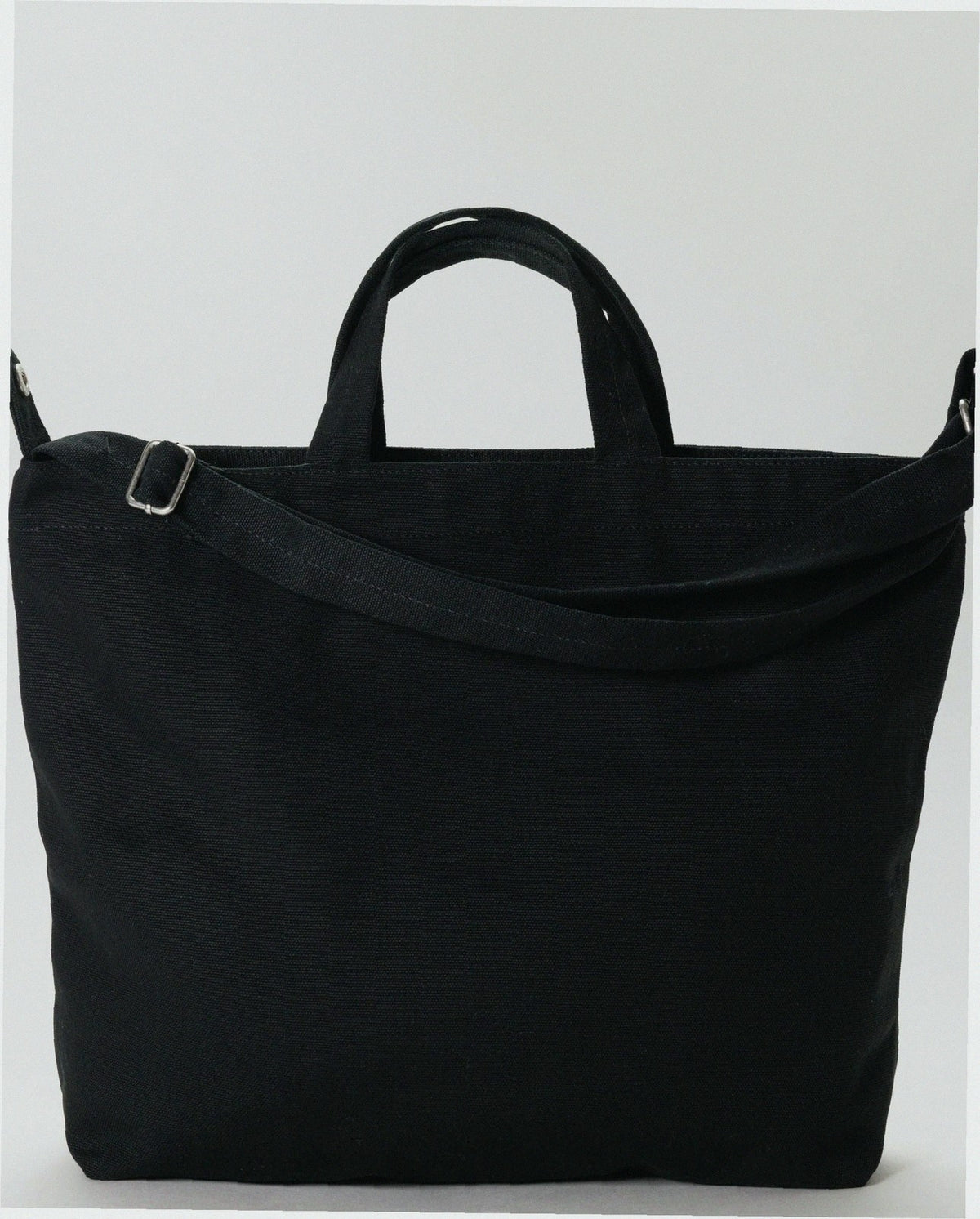 Horizontal Zip Duck Bag - Black