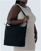 Horizontal Zip Duck Bag - Black