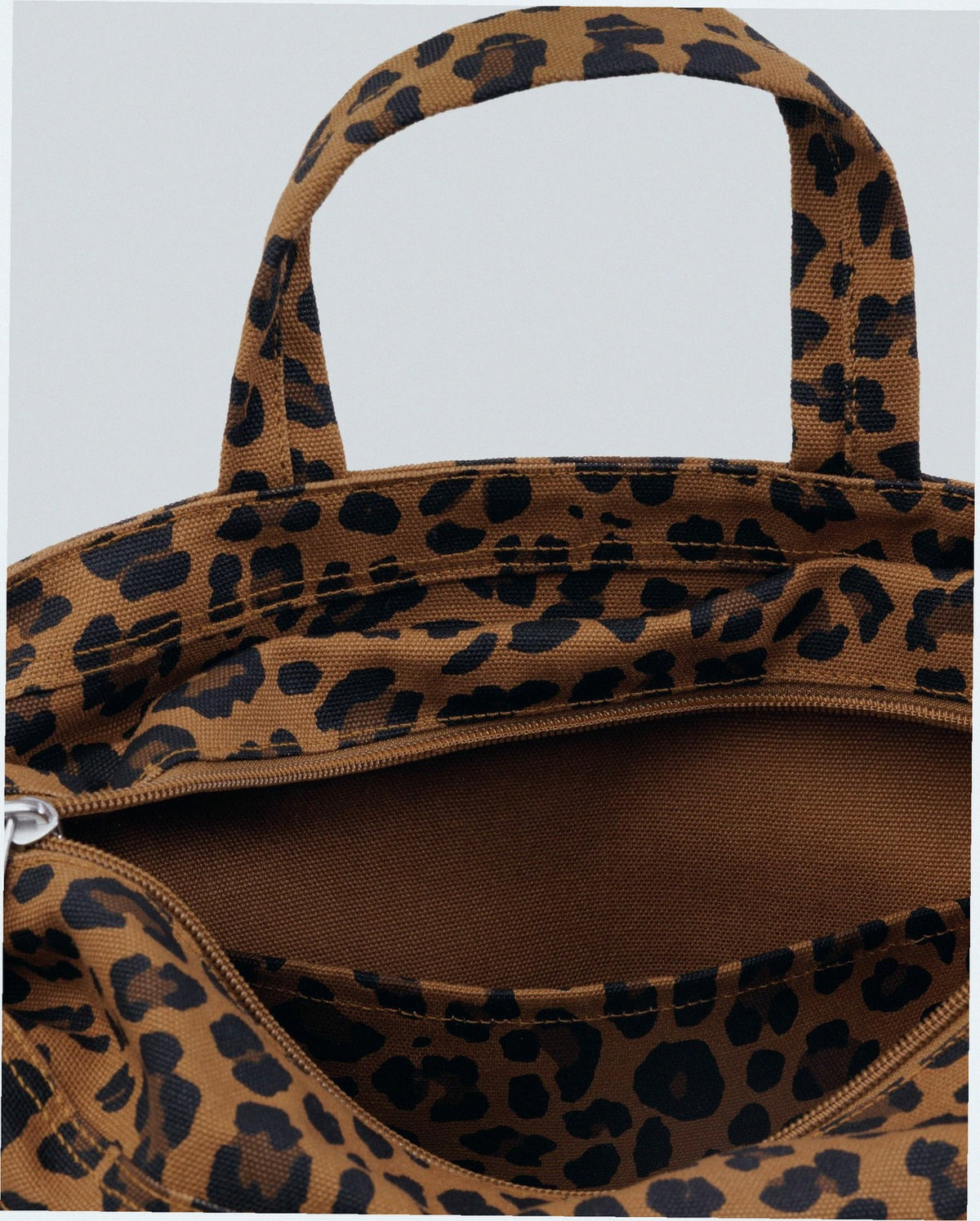 Horizontal Zip Duck Bag - Leopard