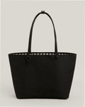 Large Nylon Reversible Tote - Black Mix