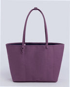 Large Nylon Reversible Tote - Wild Plum Mix