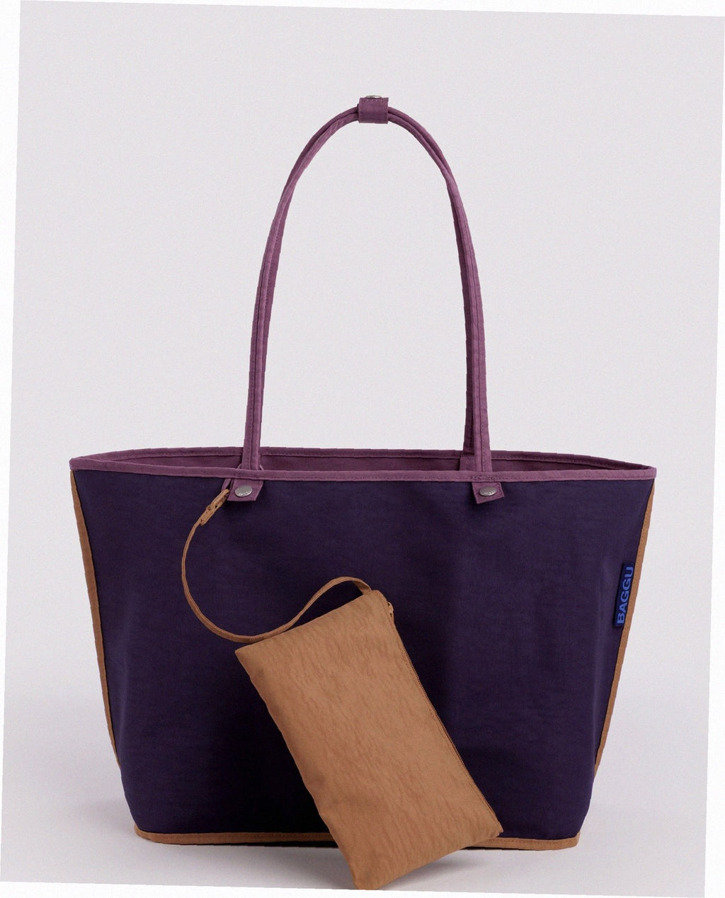 Large Nylon Reversible Tote - Wild Plum Mix