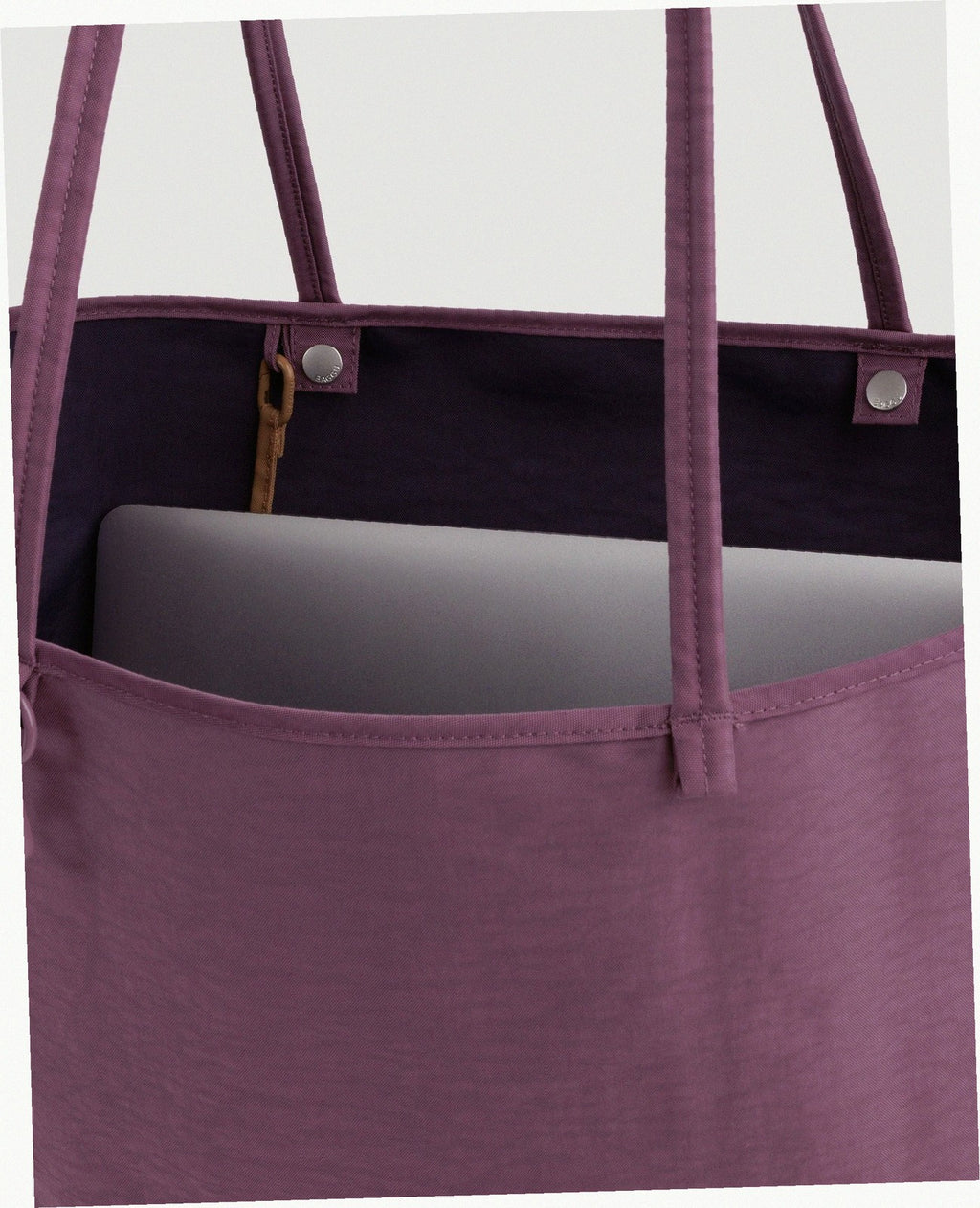 Large Nylon Reversible Tote - Wild Plum Mix
