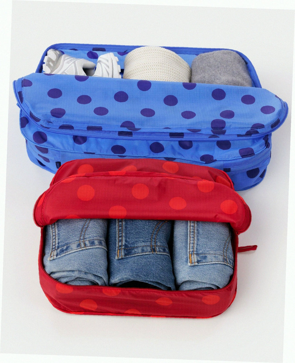 Large Packing Cube Set - Polka Dot Mix