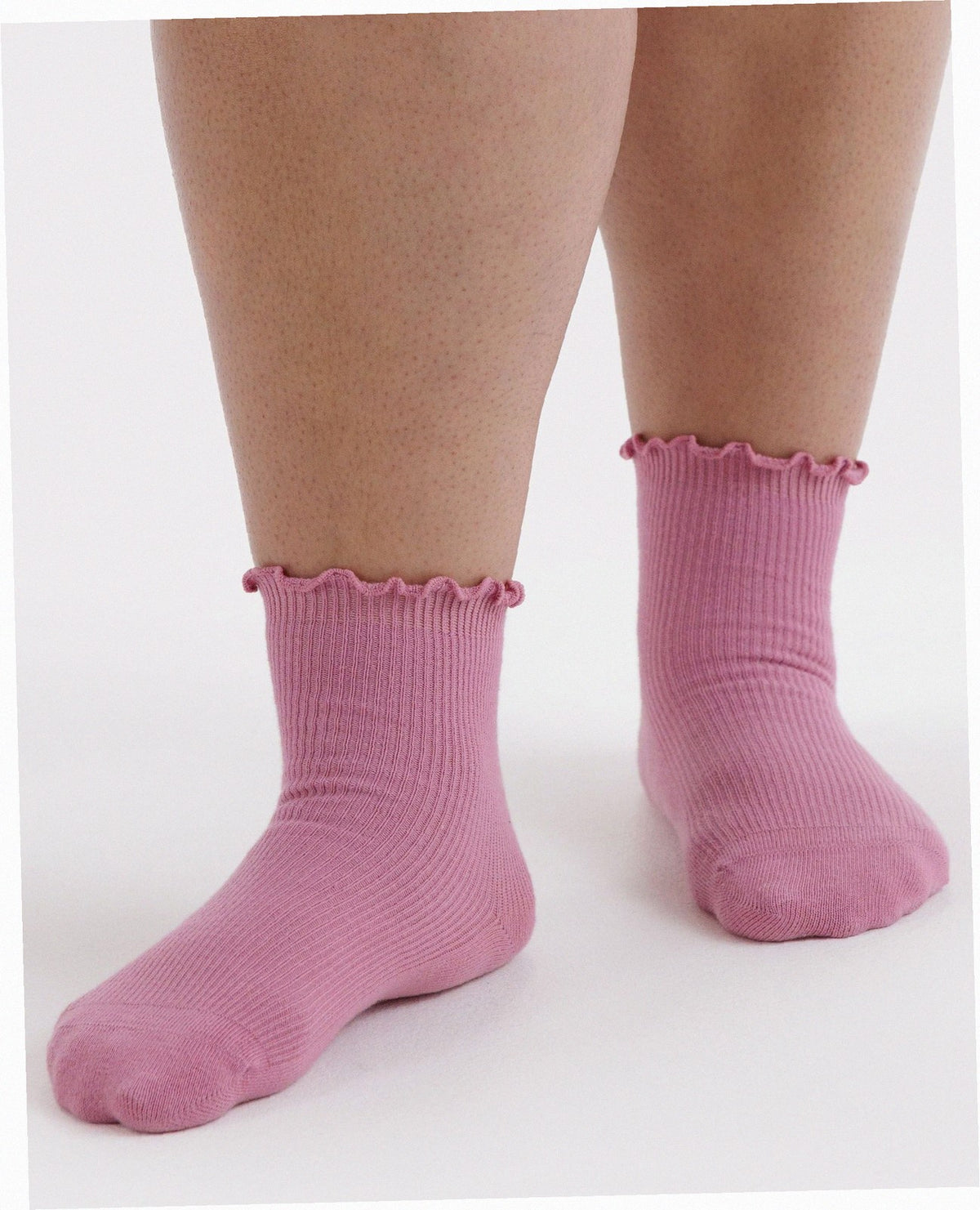 Lettuce Edge Sock Set of 2 - Wild Plum & Cherry